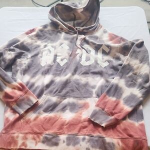 AC/DC Multicolor Tie-Dye Hoodie